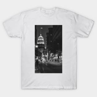 San Antonio Texas Downtown Nightscape T-Shirt